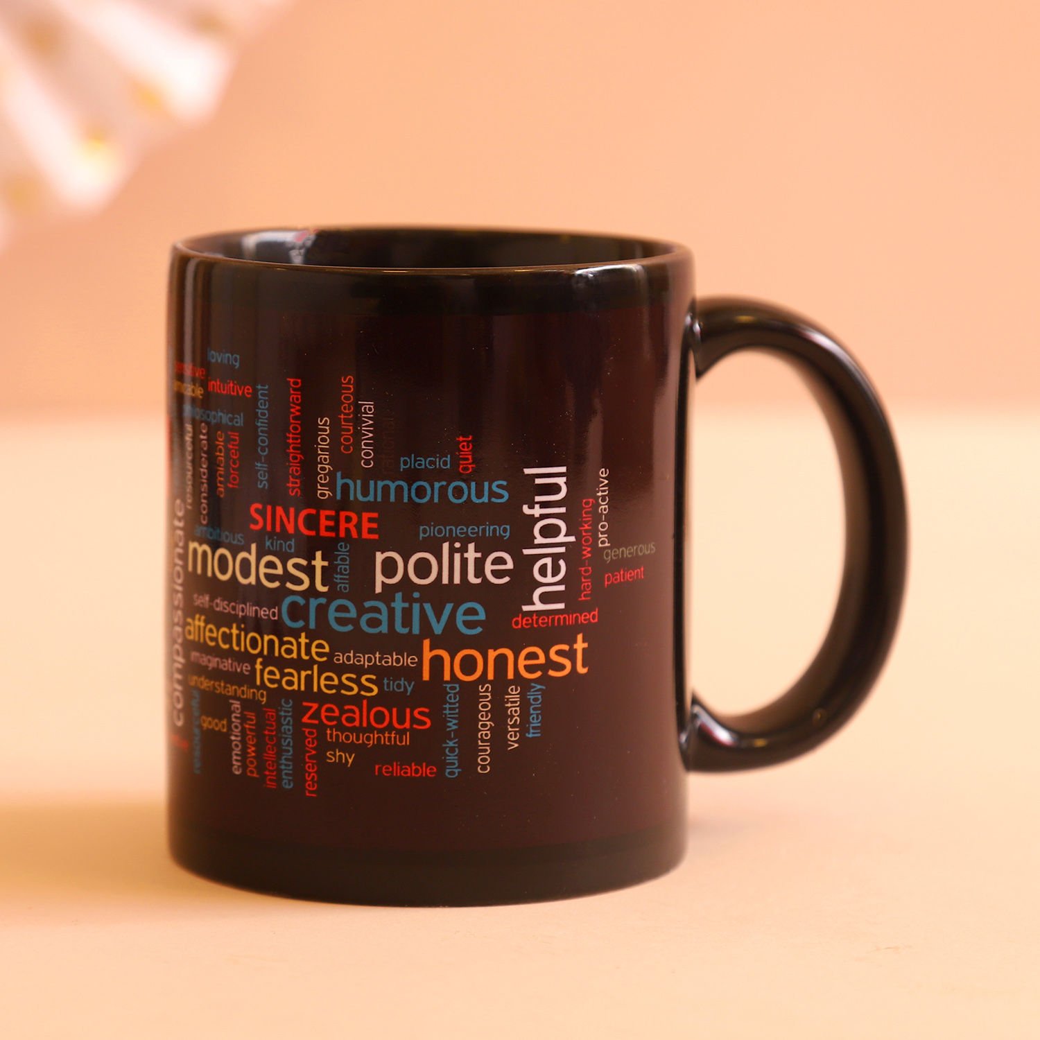 Full Of Qualities N Personalised Mug - Image 4